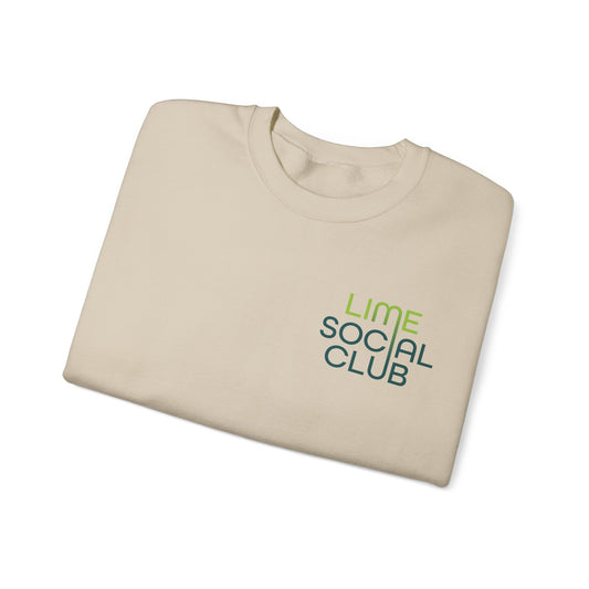 Lime Social Club Description Crewneck Sweatshirt